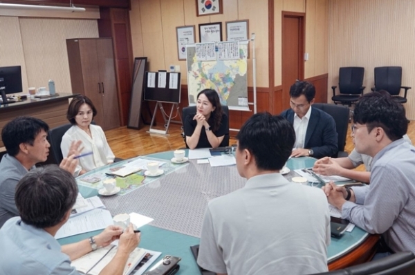 ▲ 이재정 의원, 안양과천교육지원청 교육장 면담,