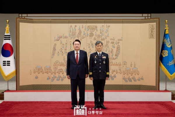 ▲ 경찰청장 임명장 수여식,