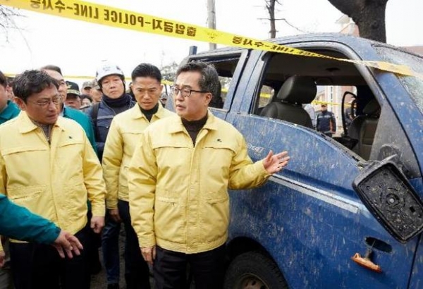 ▲ 3월7일 김동연 지사 포천 오폭사고 현장 방문,
