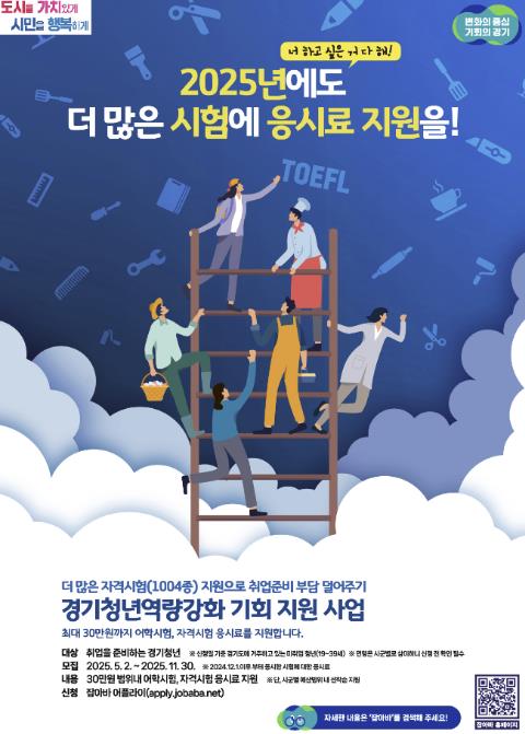 ▲ 어학시험응시료 지원
