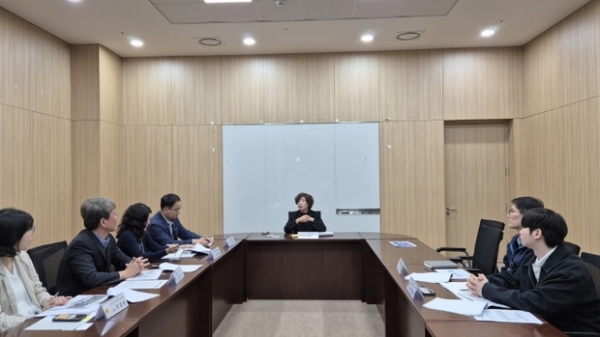 ▲ 정경자 의원, 장애인 일자리 연계로 사회적 가치 실현 정담회 사진모습,
