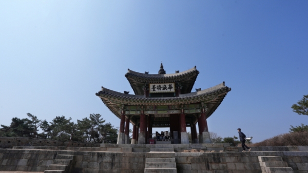 ▲1919년 3월 만세소리가 울려 퍼졌던 서장대.