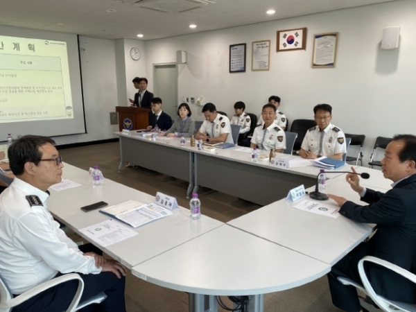 ▲ 경기도북부자치경찰위원회 도경찰청 예산설명회 사진모습,