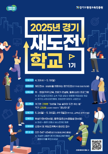 ▲ 2025년 경기재도전학교 모집