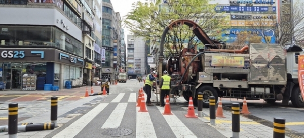 ▲ 하수관로준설
