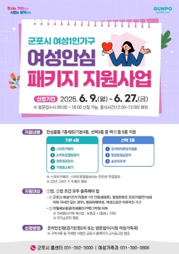 ▲ 여성안심패키지