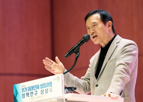 ▲ 임태희 교육감 인사말 하고있다