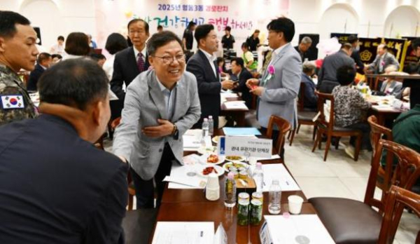 ▲ 2025년 수원시 영통구 영통3동 경로잔치 사진모습